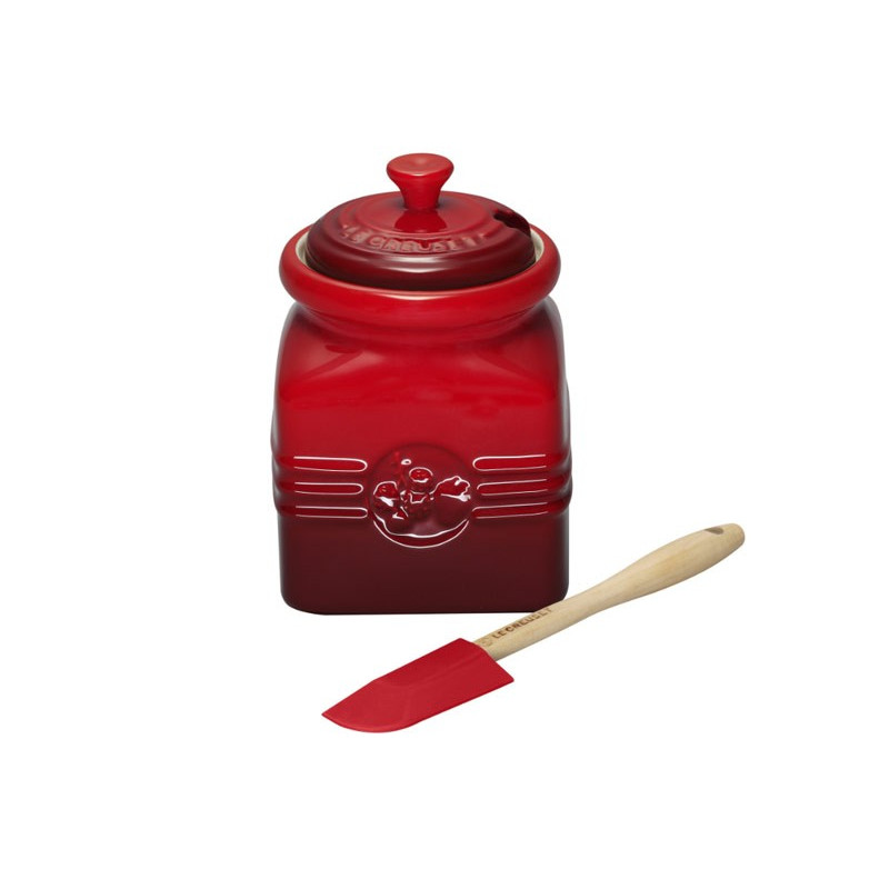 Bote para mermelada con espátula Le Creuset Bote para mermelada con espátula Le Creuset