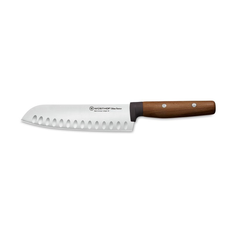 Cuchillo Santoku alveolado Urban farmer de Wüsthof Cuchillo Santoku alveolado Urban farmer de Wüsthof
