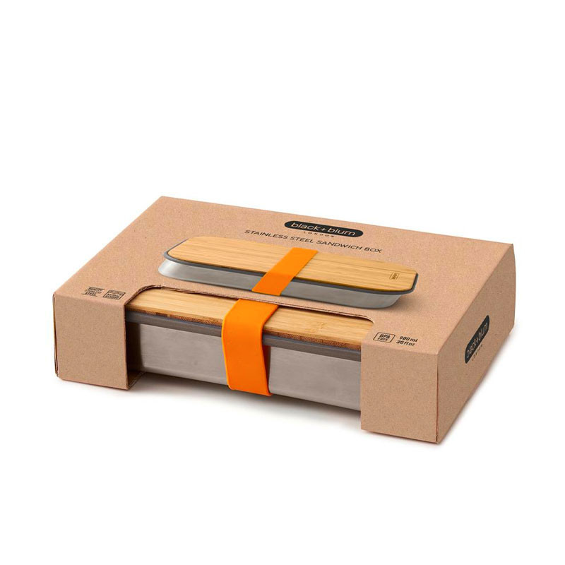Sandwich box de acero inoxidable Black+Blum Sandwich box de acero inoxidable Black+Blum