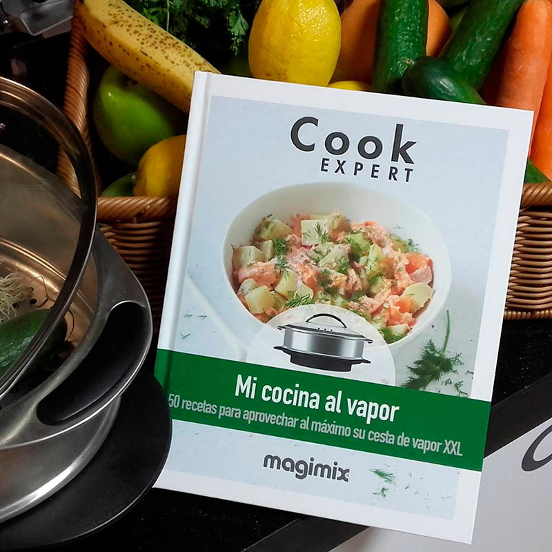 Cover van het boek mi cocina al vapor para Cook Expert door Silvia Icart