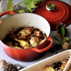 Cocinando en la cocotte Le Creuset