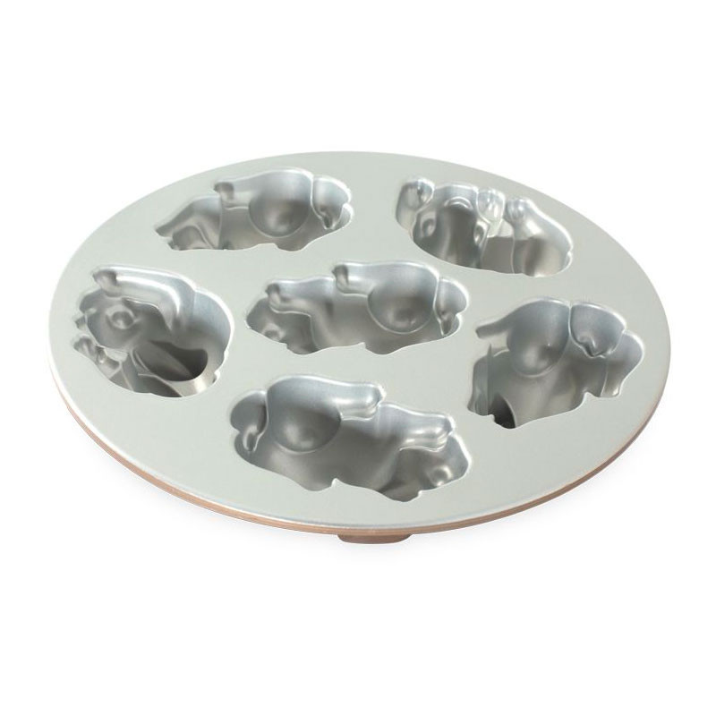 Molde Mini Bunny cake pan Nordic Ware