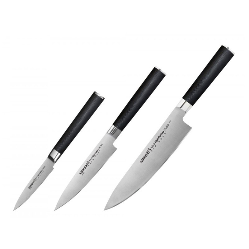 Set 3 cuchillos regalo MO-V Samura