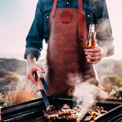 Delantal de cuero Witloft Unisex