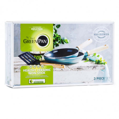 GreenPan Mayflower Sartenes de Cerámica Saludable Antiadherente 20/24/ –  Storelly Home