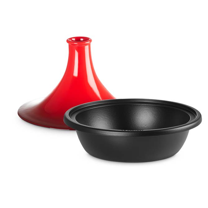 Le Creuset, Tajine en Fonte Émaillée, Ronde, 27 cm, Compatible avec